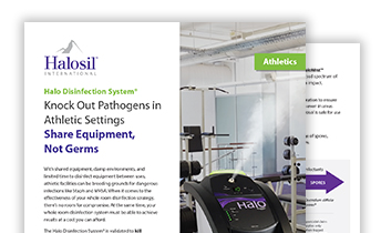 Knock Out Pathogens in Athletic Settings: Share Equipment, Not Germs