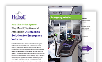 The Most Effective and Affordable Disinfection Solution for Emergency Vehicles